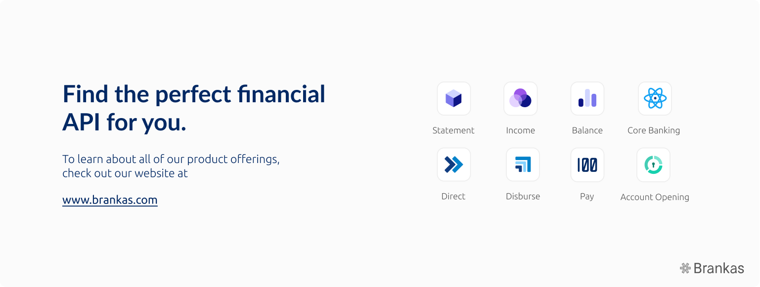 Brankas offers a wide variety of payment APIs