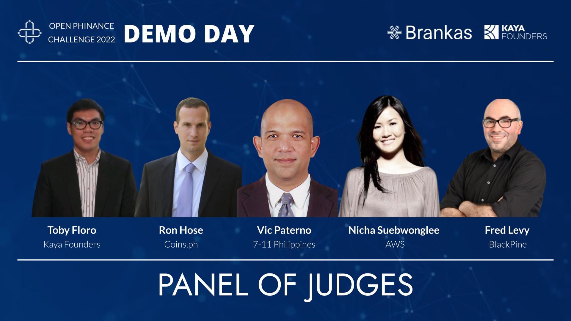 Panel of Judges for Open PHinance Challenge 2022