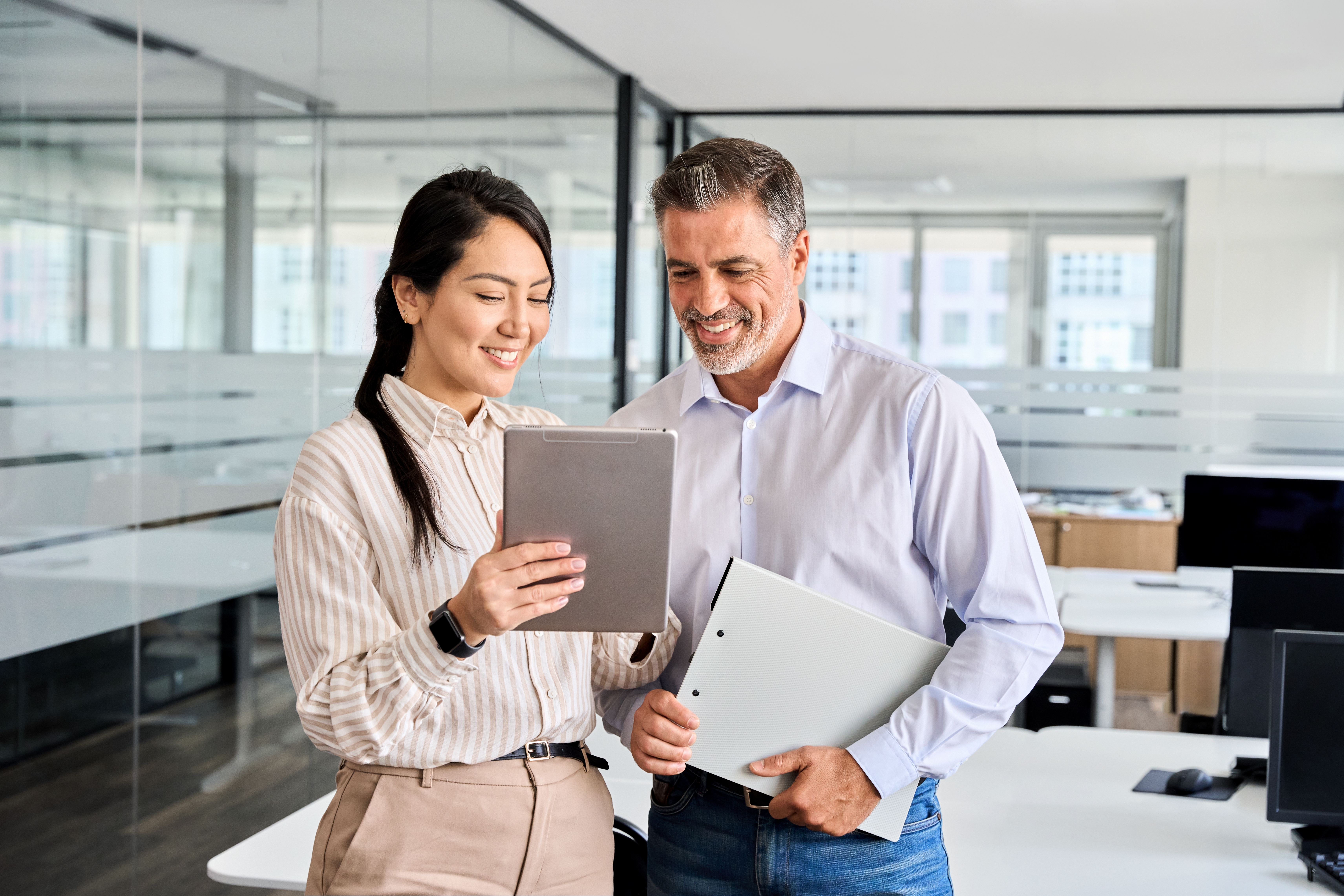 two banking experts discussing open banking